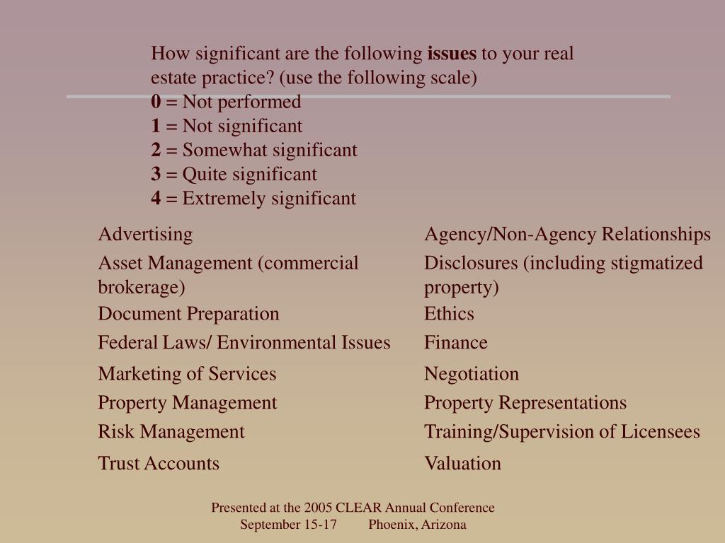 PPT AMP Real Estate Broker Simulation Examination Derivation of Test