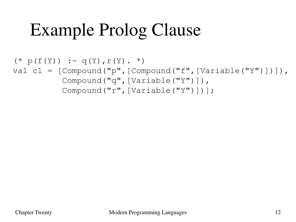 PPT Implementing Prolog PowerPoint Presentation, free download ID