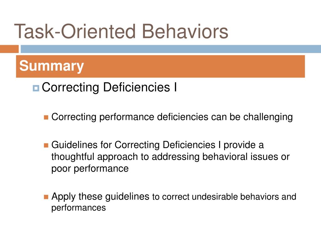 PPT Correcting Deficiencies I PowerPoint Presentation, free download