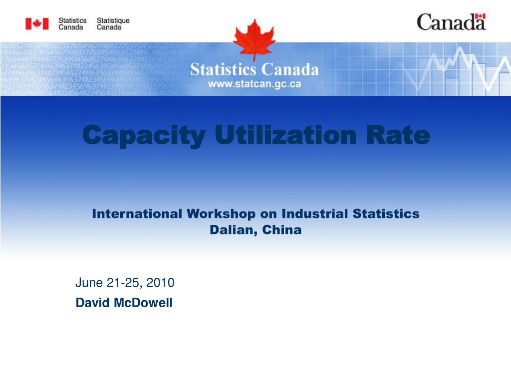 PPT Capacity Utilization Rate PowerPoint Presentation, free download