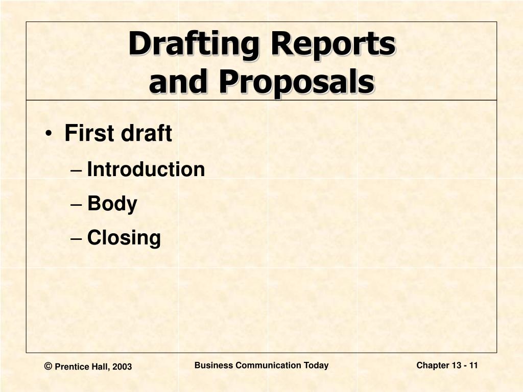 PPT Writing Business Reports and Proposals PowerPoint Presentation