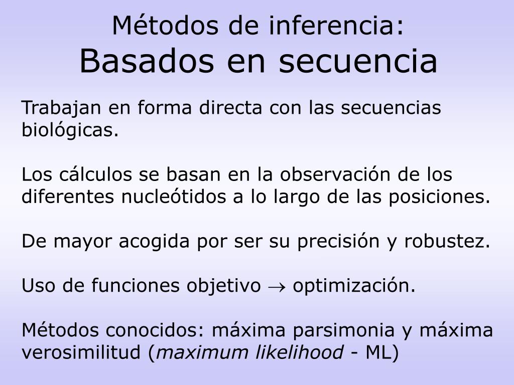 PPT HERRAMIENTA PARA INFERENCIA FILOGENÉTICA CON EL