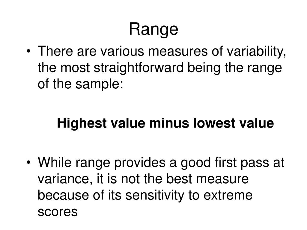 PPT Measures of Variability PowerPoint Presentation, free download