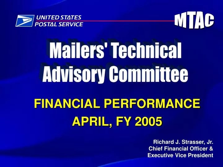 PPT Mailers' Technical Advisory Committee PowerPoint Presentation