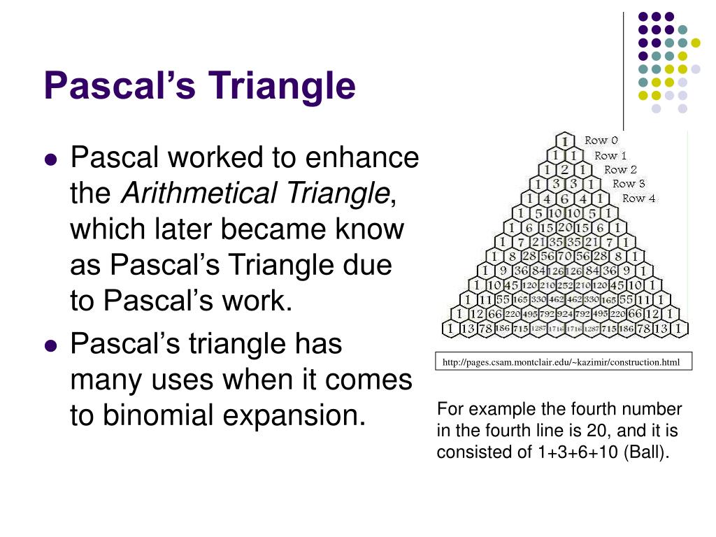 PPT Blaise Pascal PowerPoint Presentation ID566224