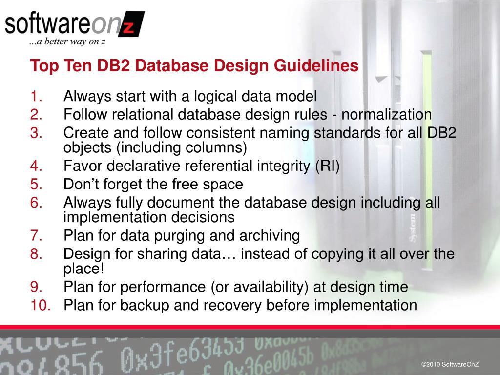 PPT The Return of The DB2 Top Ten Lists PowerPoint Presentation, free