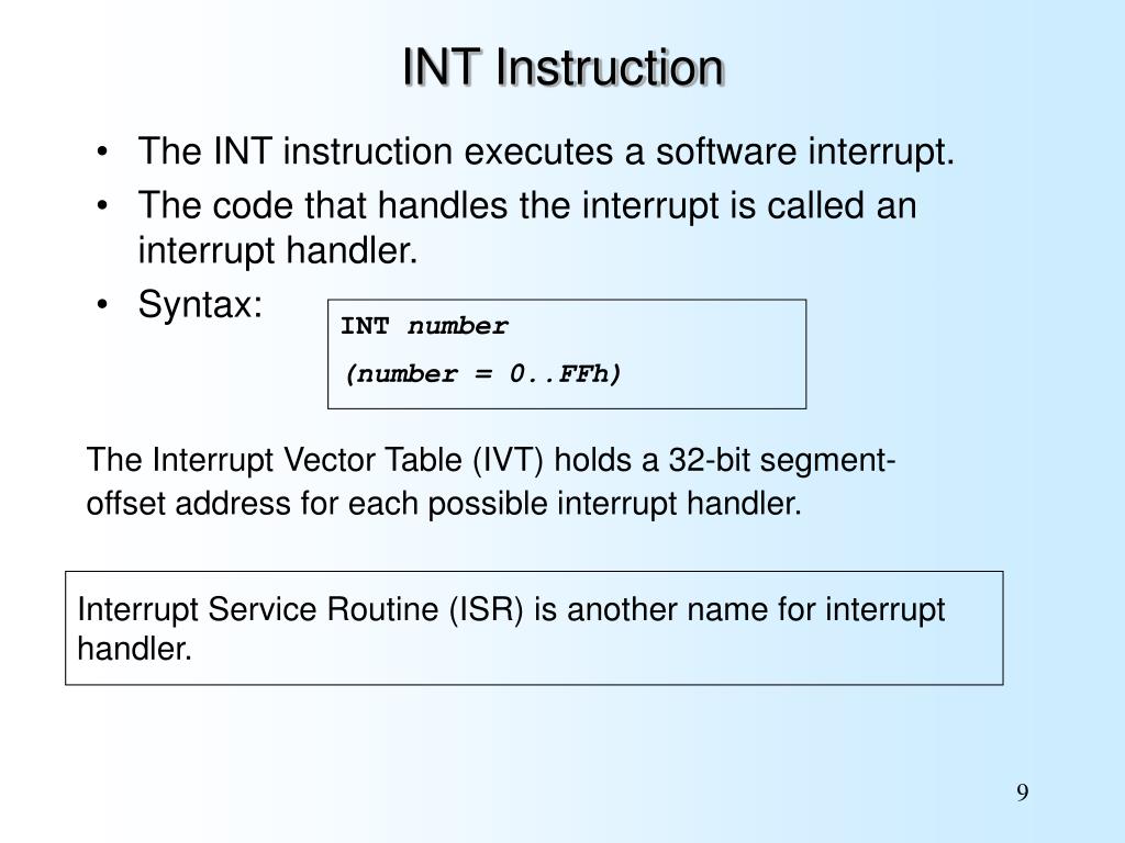 PPT Lecture 19 16Bit MSDOS Programming PowerPoint Presentation