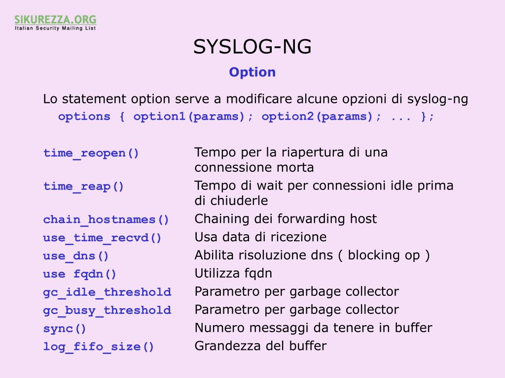 PPT File di log importanza e analisi Prima parte Yvette ‘vodka