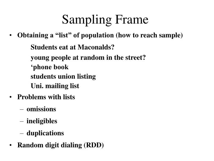 PPT Sampling Design PowerPoint Presentation ID568687