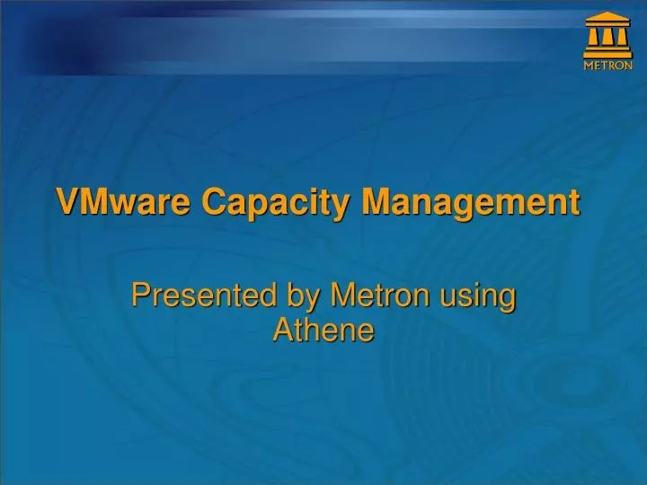 PPT VMware Capacity Management PowerPoint Presentation, free download