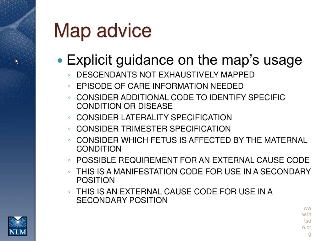 PPT Mapping from SNOMED CT to ICD10 and ICD10CM PowerPoint Presentation ID573449
