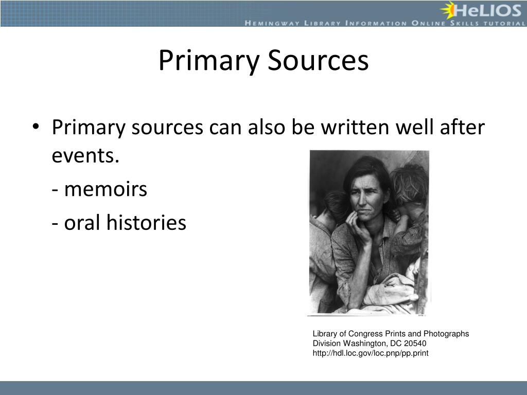 PPT Primary vs. Secondary Sources PowerPoint Presentation, free