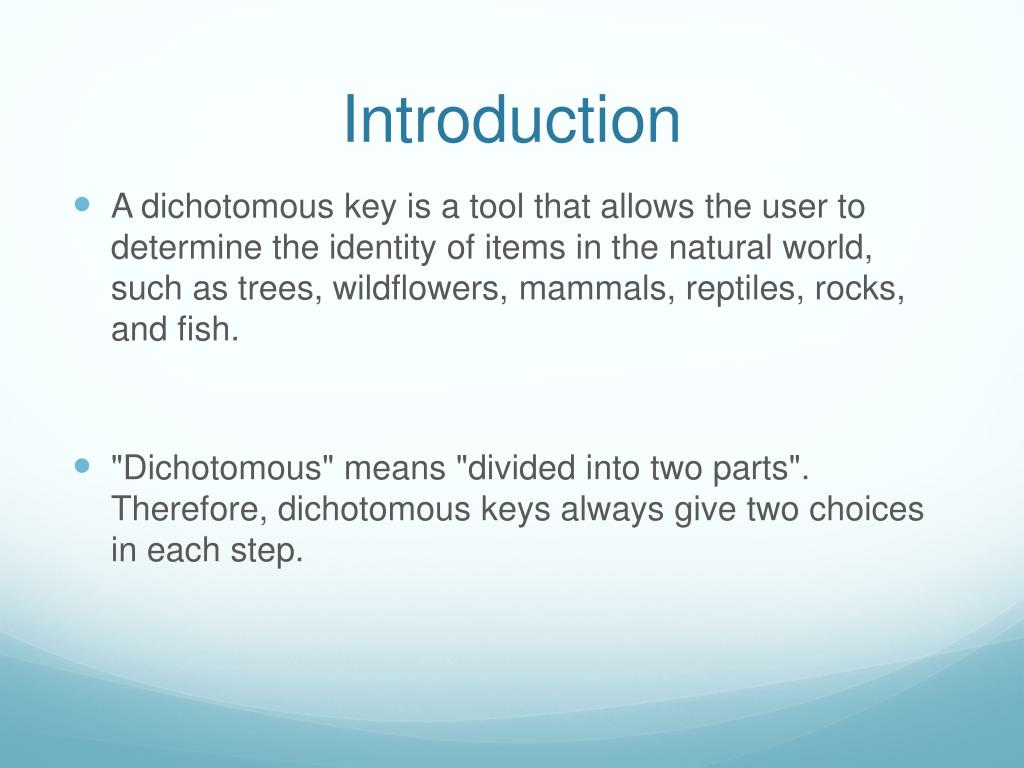PPT - Dichotomous Keys PowerPoint Presentation, free download - ID:574649