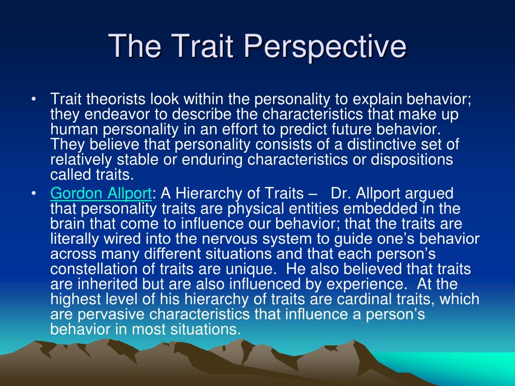 PPT Theories of Personality Michael Jackson PowerPoint Presentation