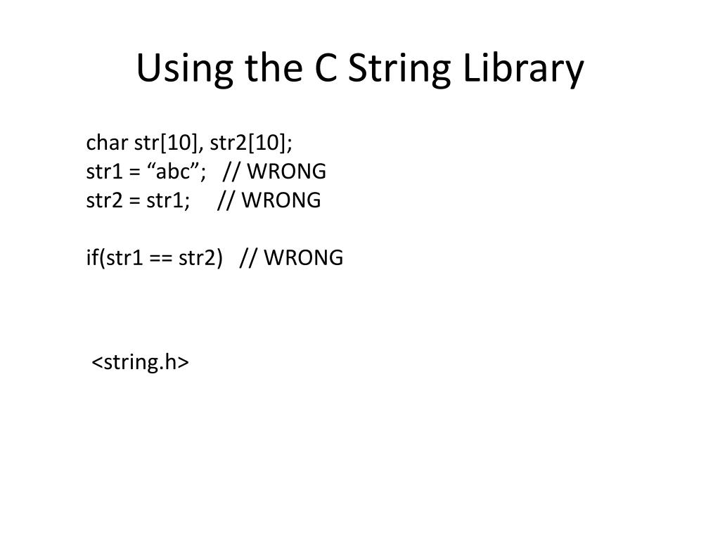 PPT C programmingString PowerPoint Presentation, free download ID577674