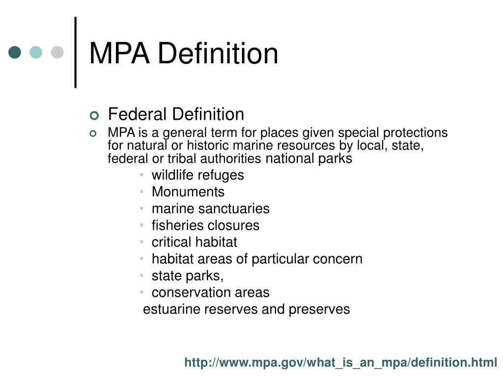 PPT Marine Protected Areas (MPA) Project PowerPoint Presentation