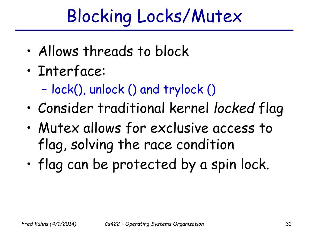 PPT Concurrency Classic Problems and Highlevel abstractions
