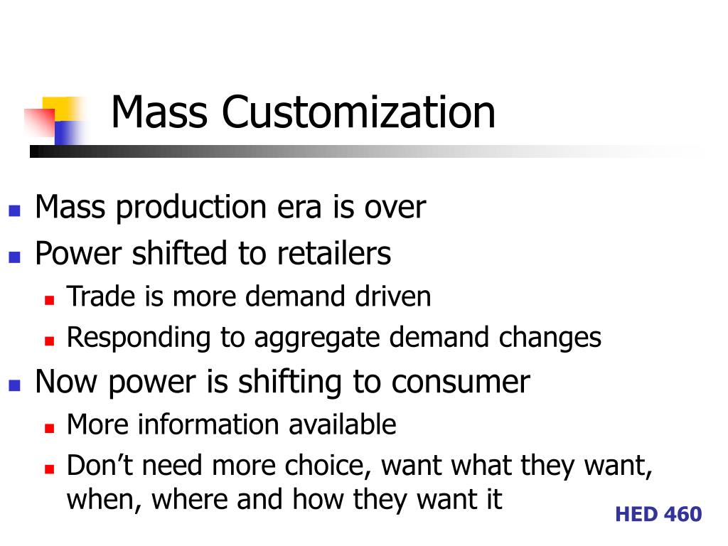 PPT Mass Customization PowerPoint Presentation, free download ID583106