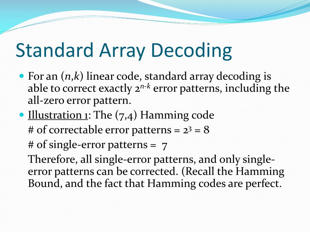 PPT Linear Block Codes PowerPoint Presentation, free download ID583570