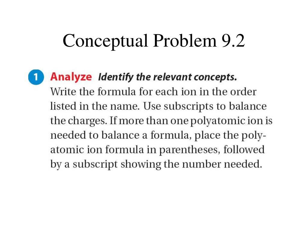 PPT Chapter 9 Chemical Names and Formulas PowerPoint Presentation