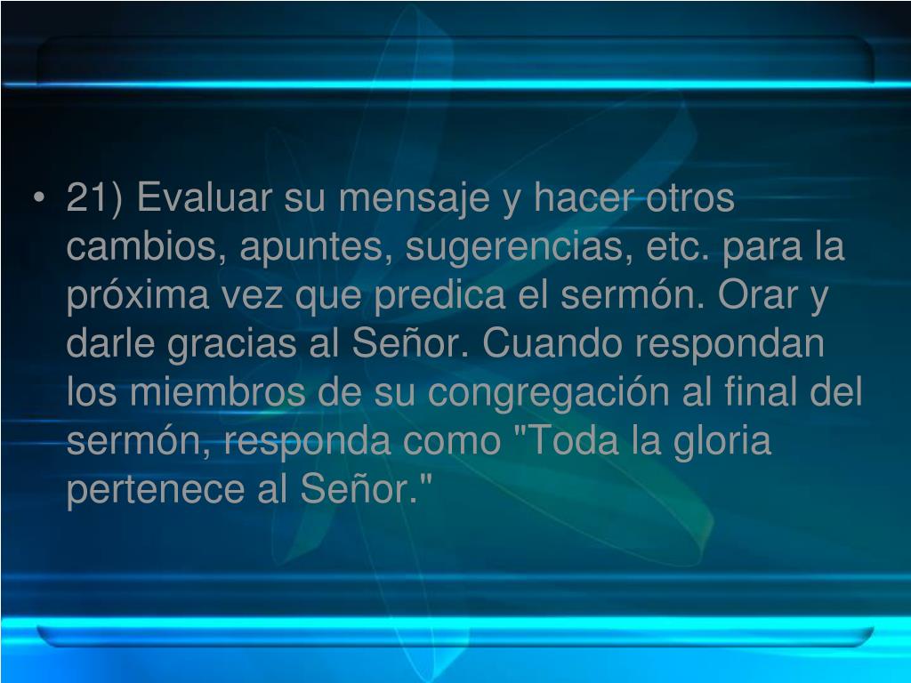 PPT COMO PREPARAR UN SERMON EXPOSITIVO PowerPoint Presentation, free