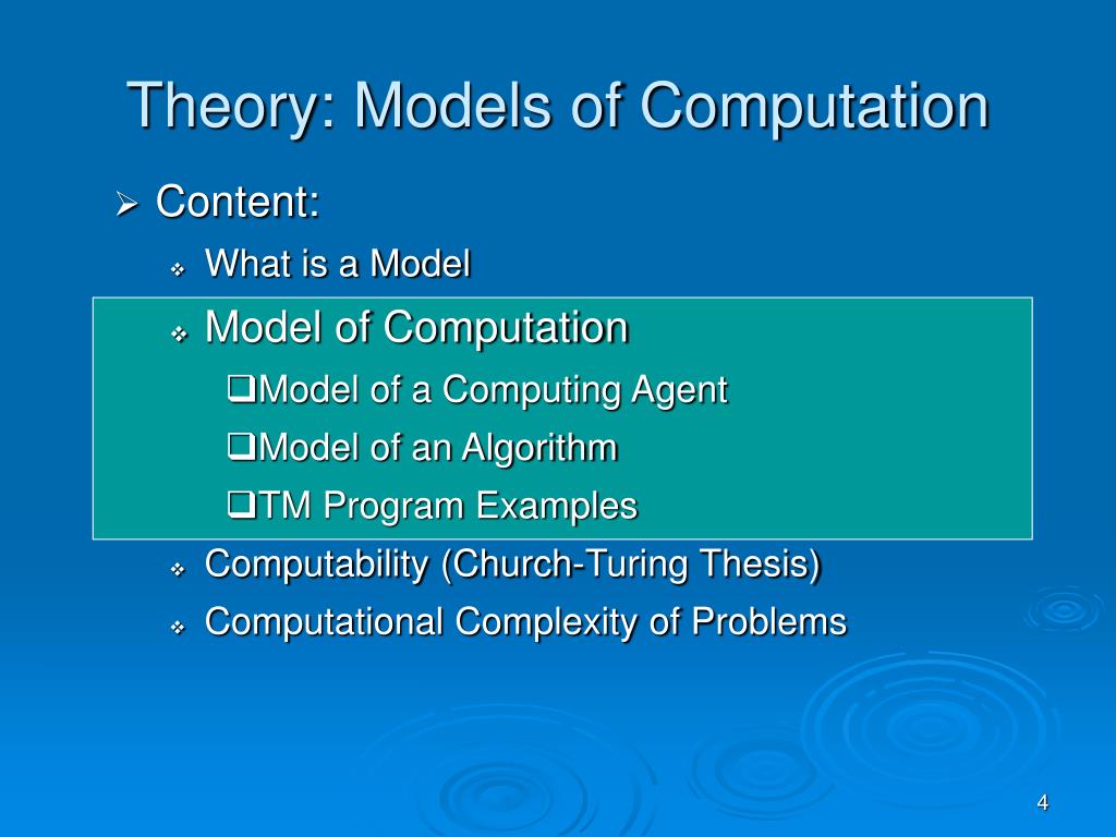 PPT Theory Models of Computation PowerPoint Presentation, free