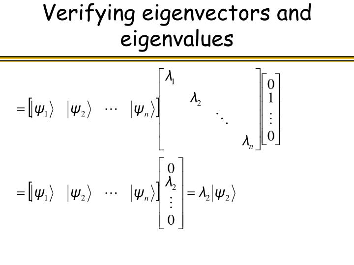 PPT Dirac Notation and Spectral PowerPoint Presentation