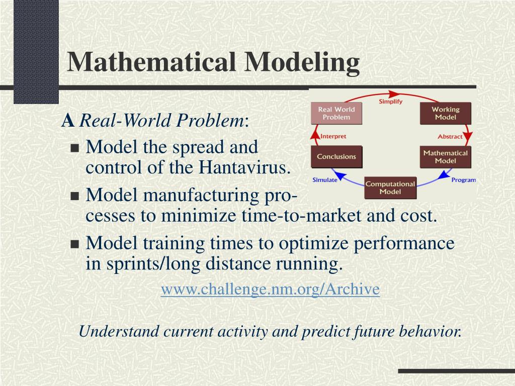 PPT Mathematical Modeling / Computational Science PowerPoint