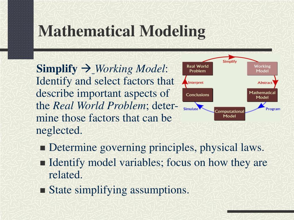 PPT Mathematical Modeling / Computational Science PowerPoint