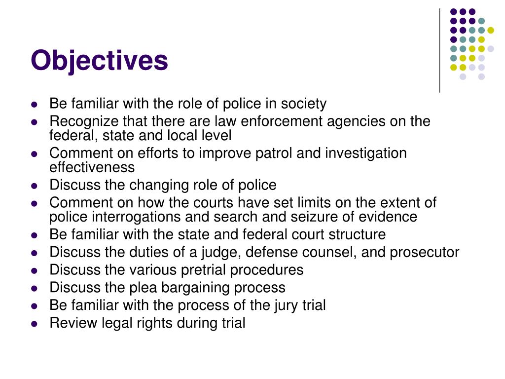 PPT Police and the Courts Investigation, Arrest, and Adjudication