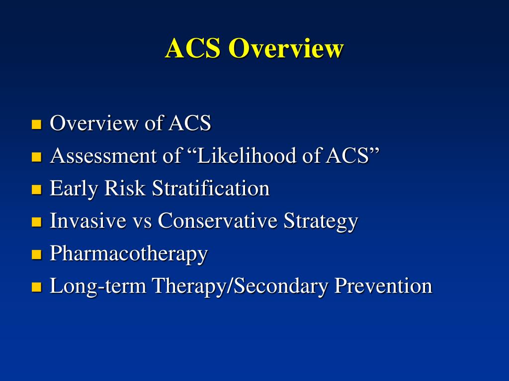 PPT Acute Coronary Syndrome PowerPoint Presentation, free download
