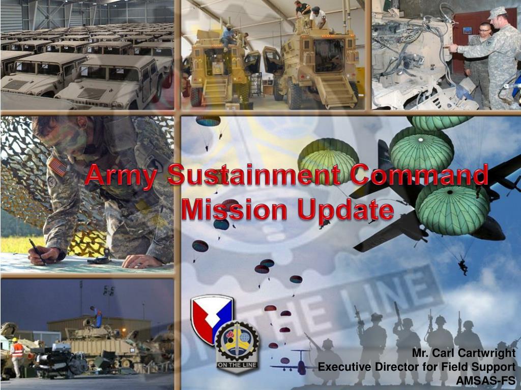 PPT Army Sustainment Command Mission Update PowerPoint Presentation