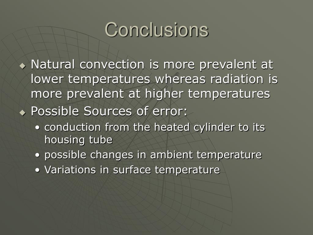PPT Natural and Forced Convection and Radiation Heat Transfer from a
