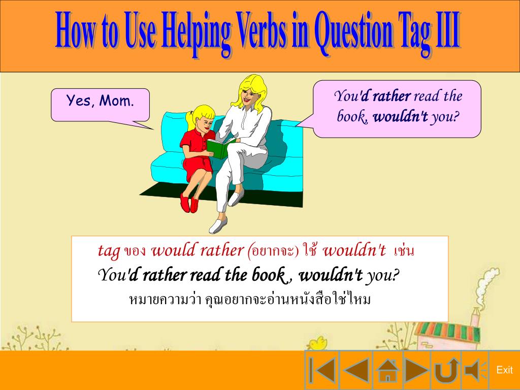 PPT How to Use Helping Verbs in Question Tag (1) PowerPoint