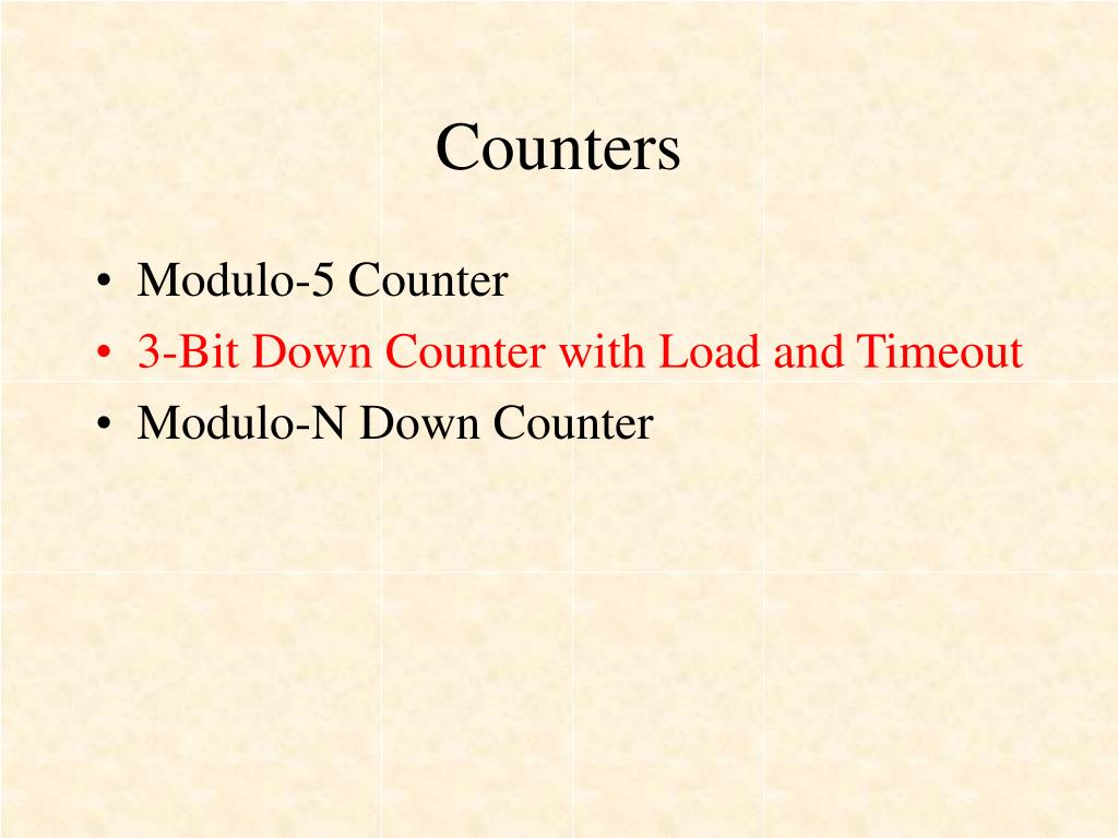 N Modulo 5 Modulo