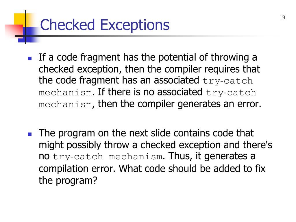 PPT Chapter 14 Exception Handling PowerPoint Presentation, free