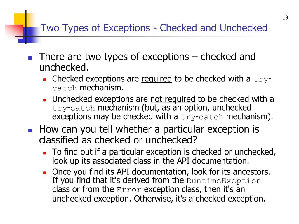 PPT Chapter 14 Exception Handling PowerPoint Presentation, free