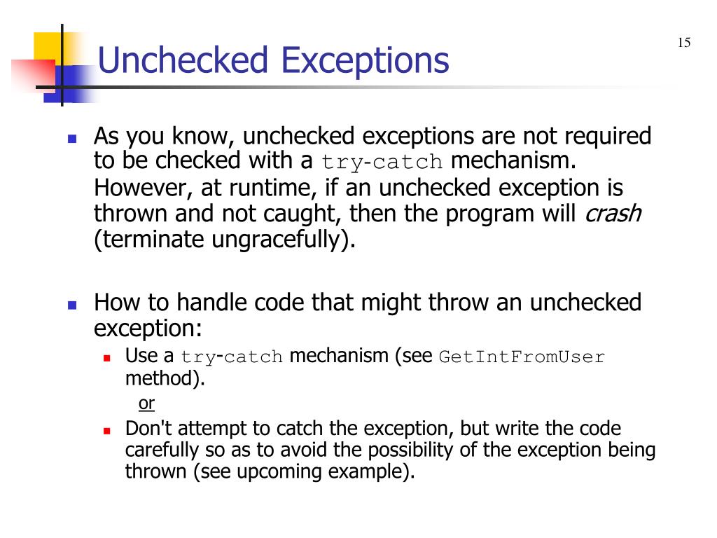 PPT Chapter 14 Exception Handling PowerPoint Presentation, free
