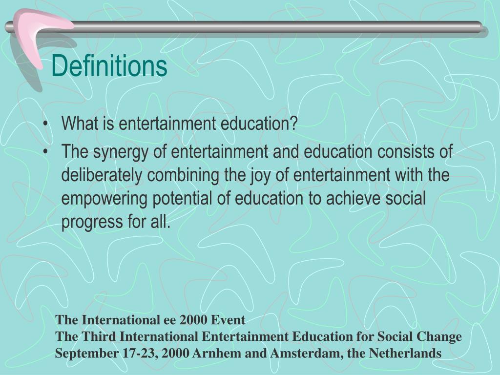 PPT - Entertainment Education PowerPoint Presentation, free download