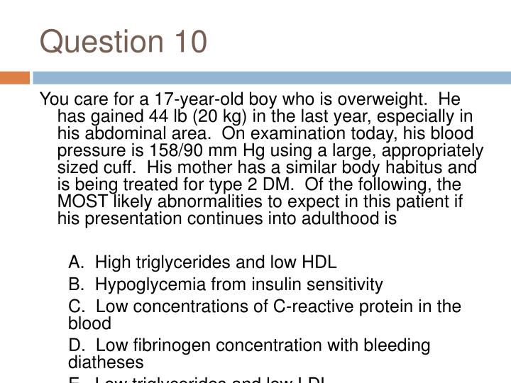 Endocrine Board Review Questions The Brigham.
