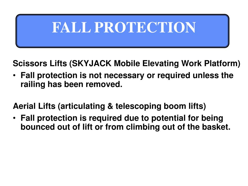 PPT AERIAL LIFTS PowerPoint Presentation, free download ID596837