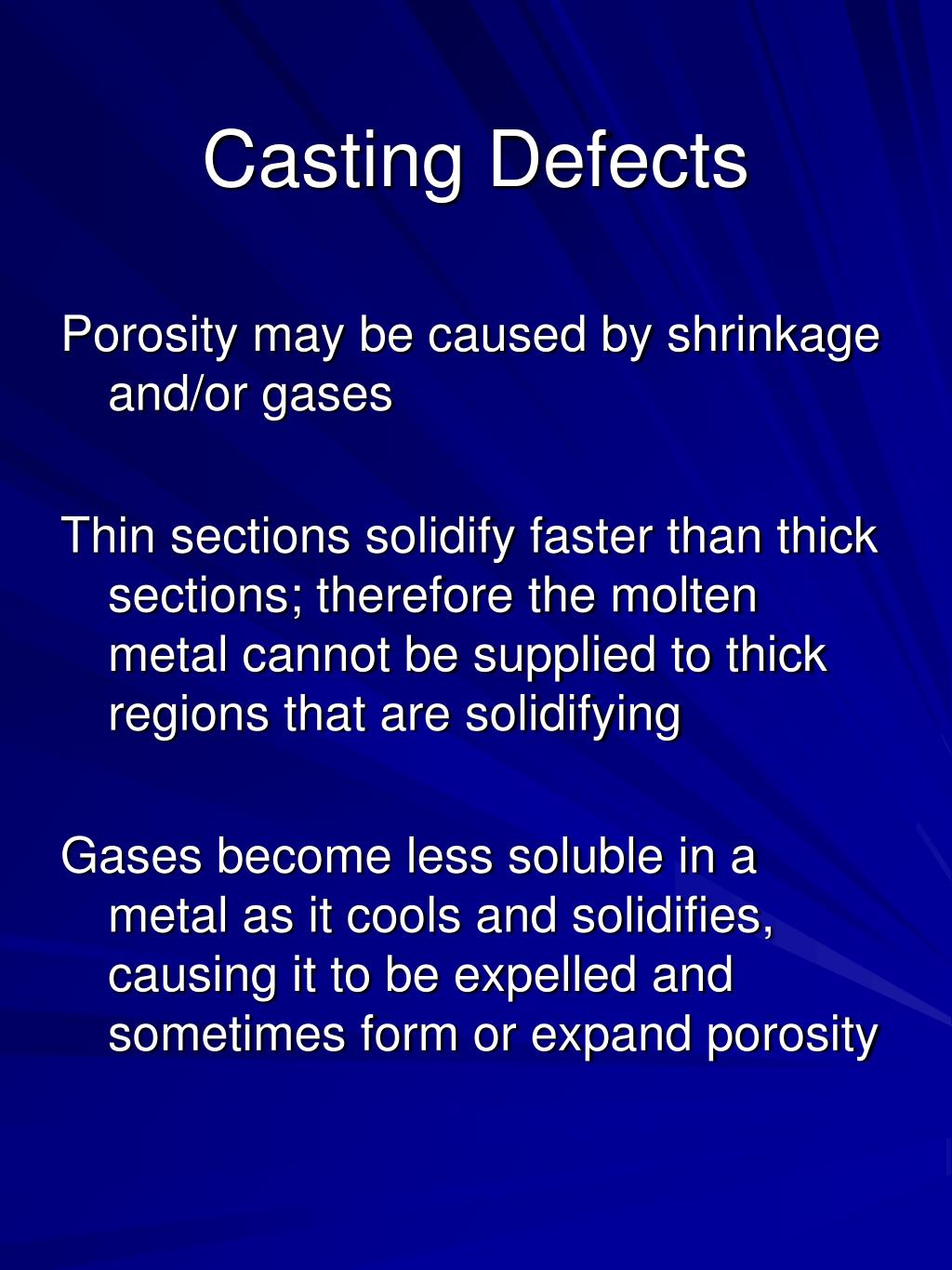 PPT Metal Casting I PowerPoint Presentation, free download ID597235