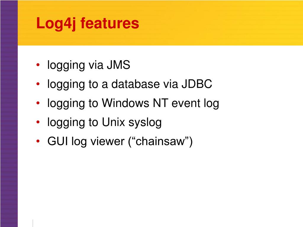 PPT Logging in Java applications PowerPoint Presentation, free