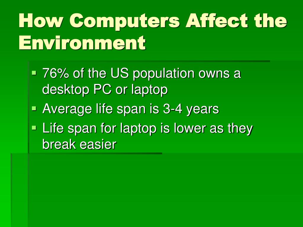Computer Effects On Life at Ronald Osburn blog