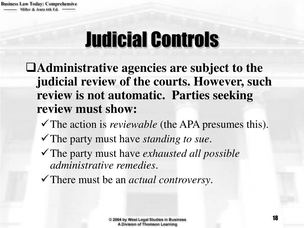 PPT Chapter 36 Administrative Law PowerPoint Presentation, free