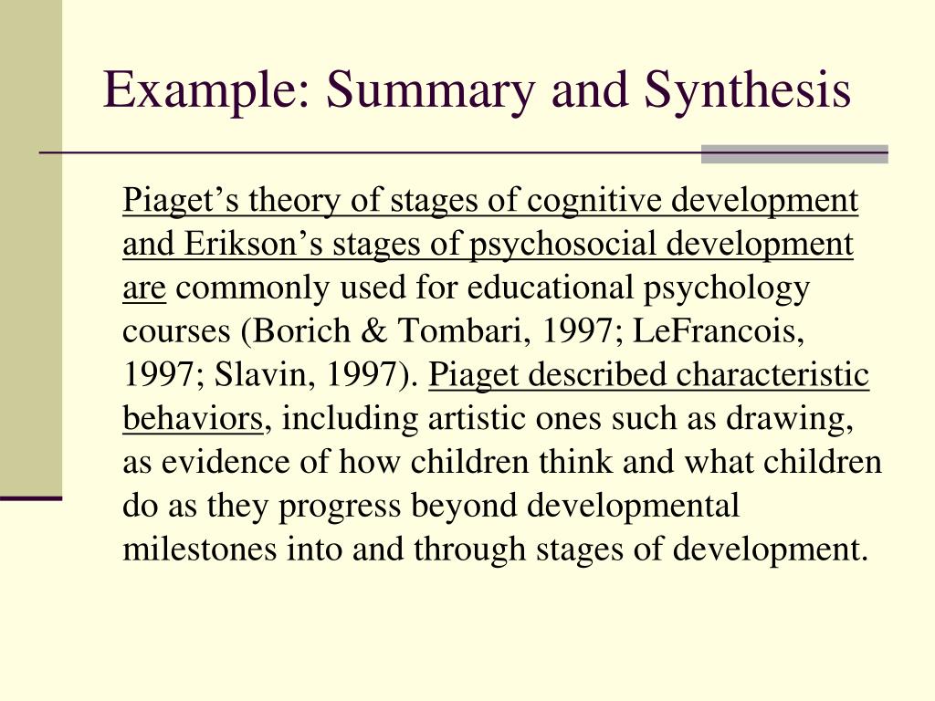 Example Synthesis Of Related Literature at Shannon Lazarus blog