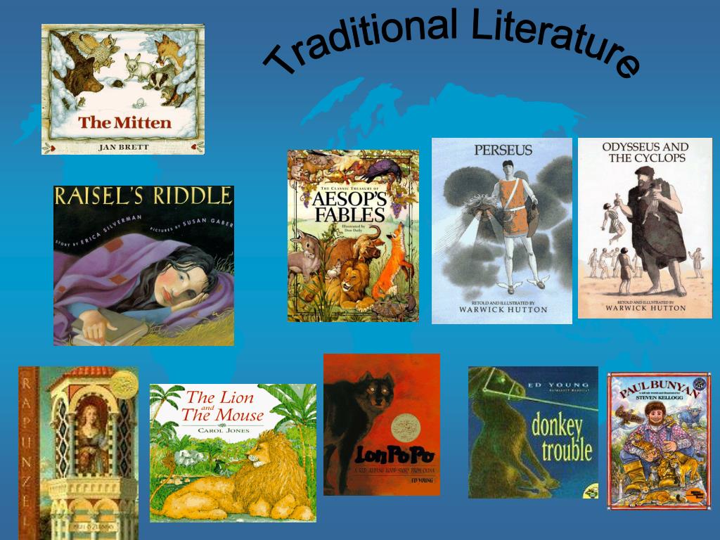 PPT Traditional Literature PowerPoint Presentation, free download