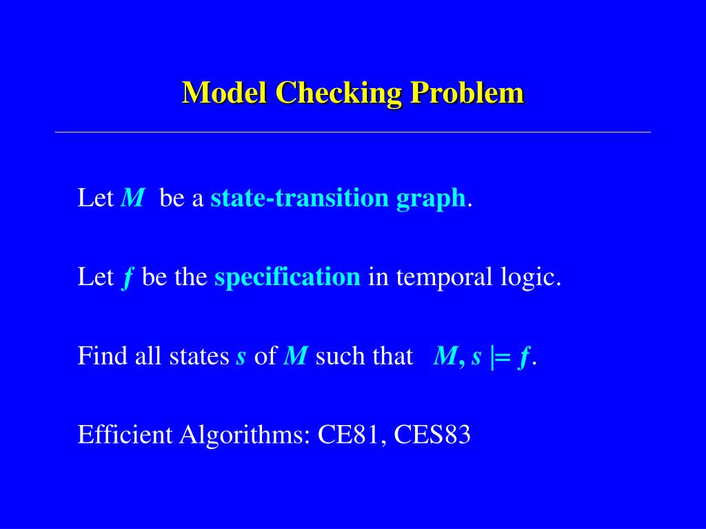PPT Model Checking Overview PowerPoint Presentation, free download