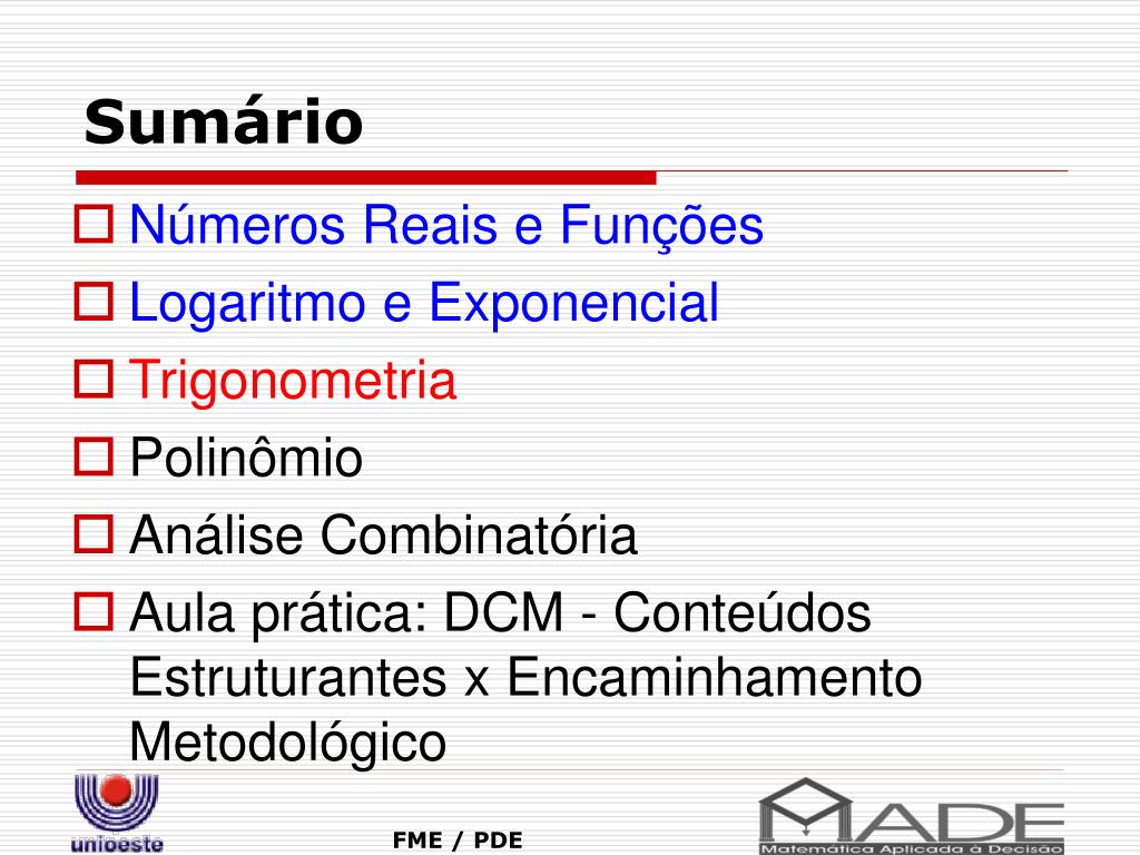 PPT FUNDAMENTOS DE MATEMÁTICA ELEMENTAR PowerPoint Presentation, free