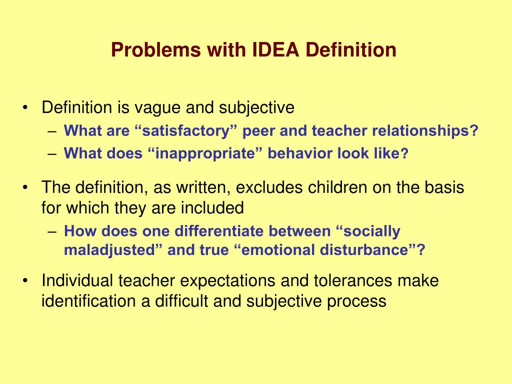PPT Chapter 6 Emotional and Behavioral Disorders PPT Chapter 6 Emotional and Behavioral Disorders